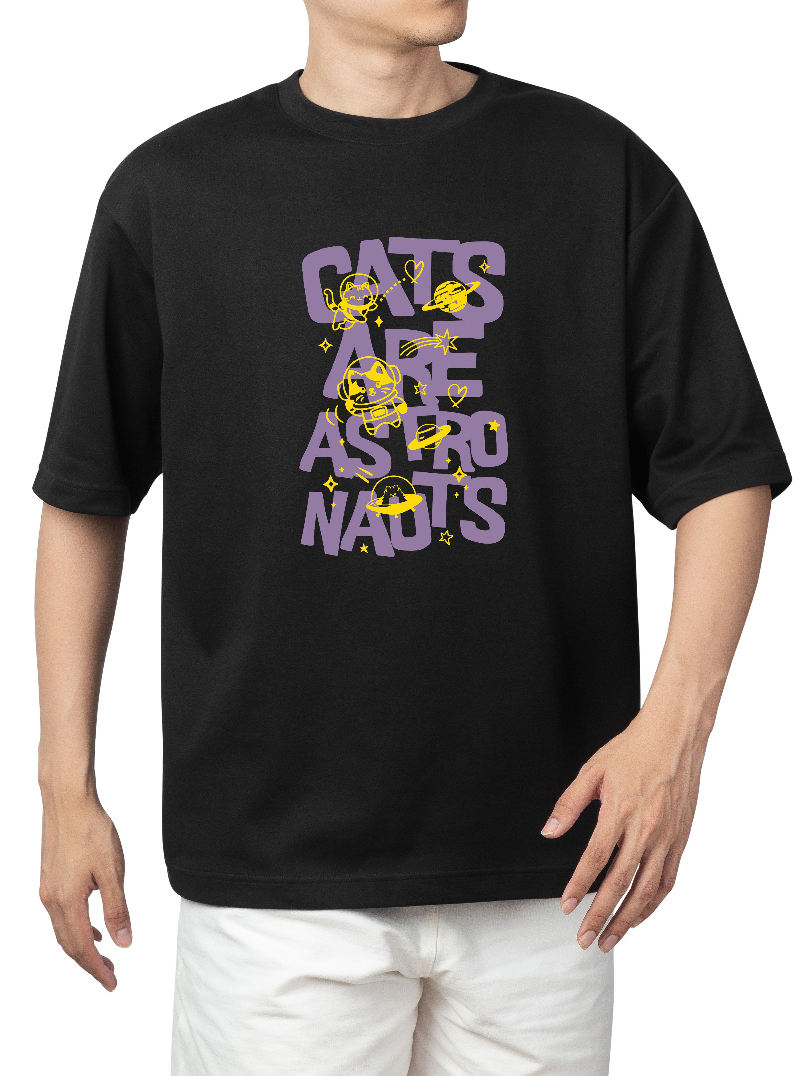 Alfaq Cats are Astronauts T-Shirt